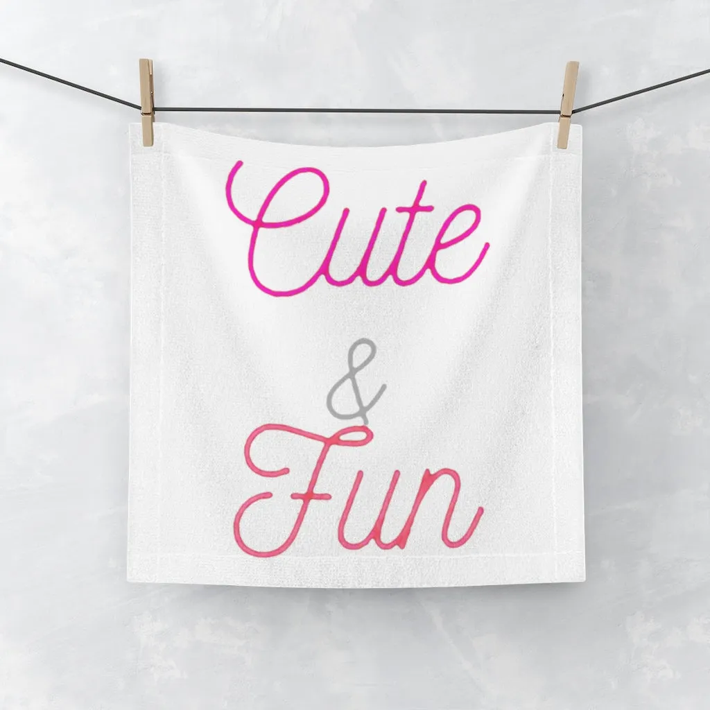 Cute and Fun Face Towel