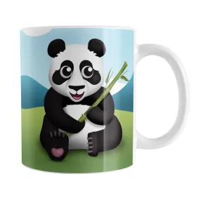 Cute Panda with Bamboo Mug