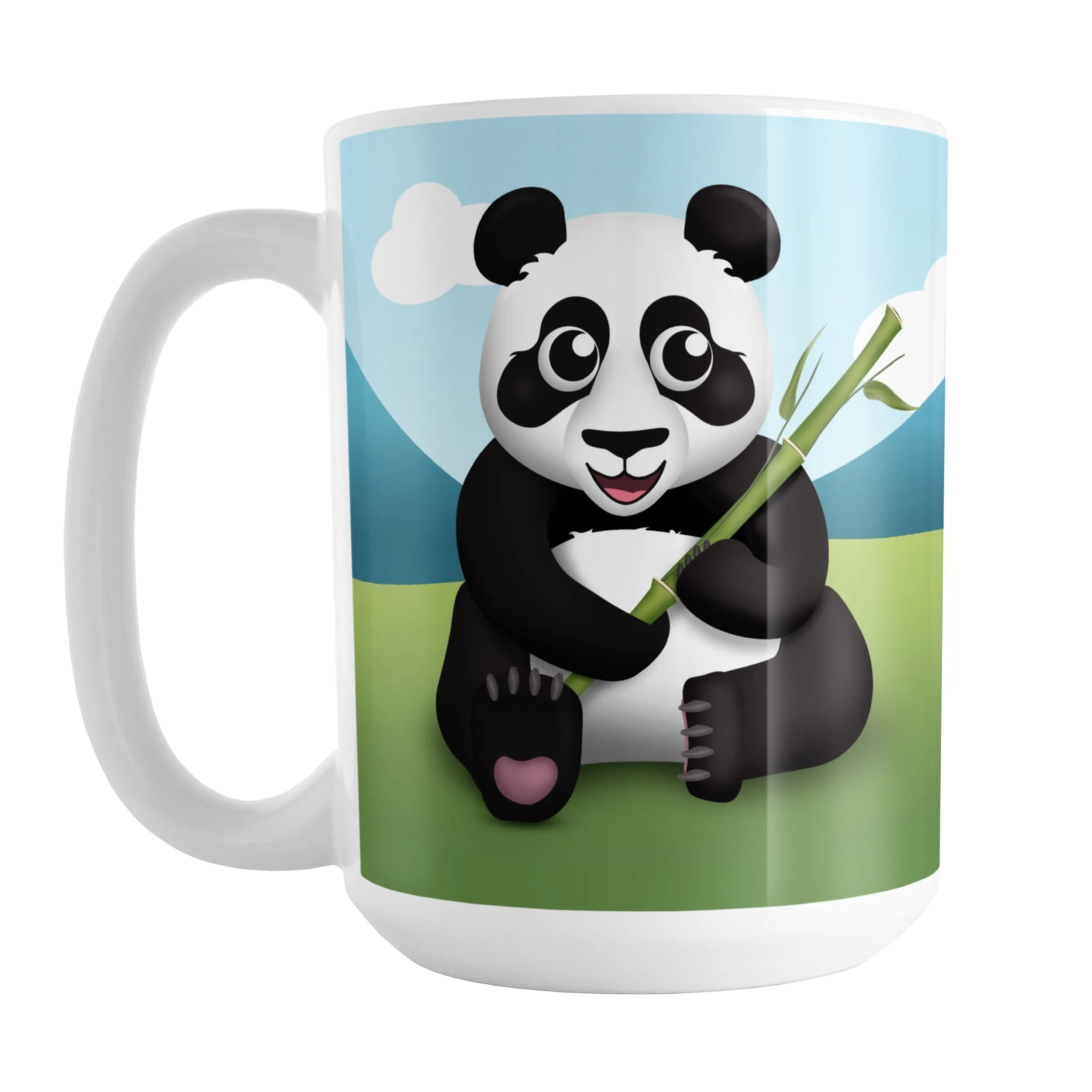 Cute Panda with Bamboo Mug