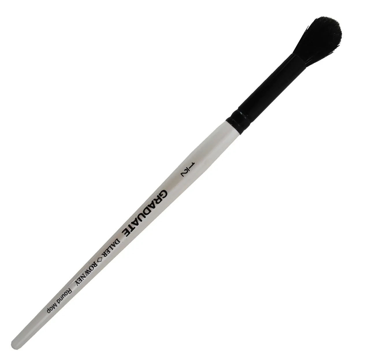 Daler Rowney Graduate Brush Short Handle-Black Goat Round Mop 1/2"=12mm