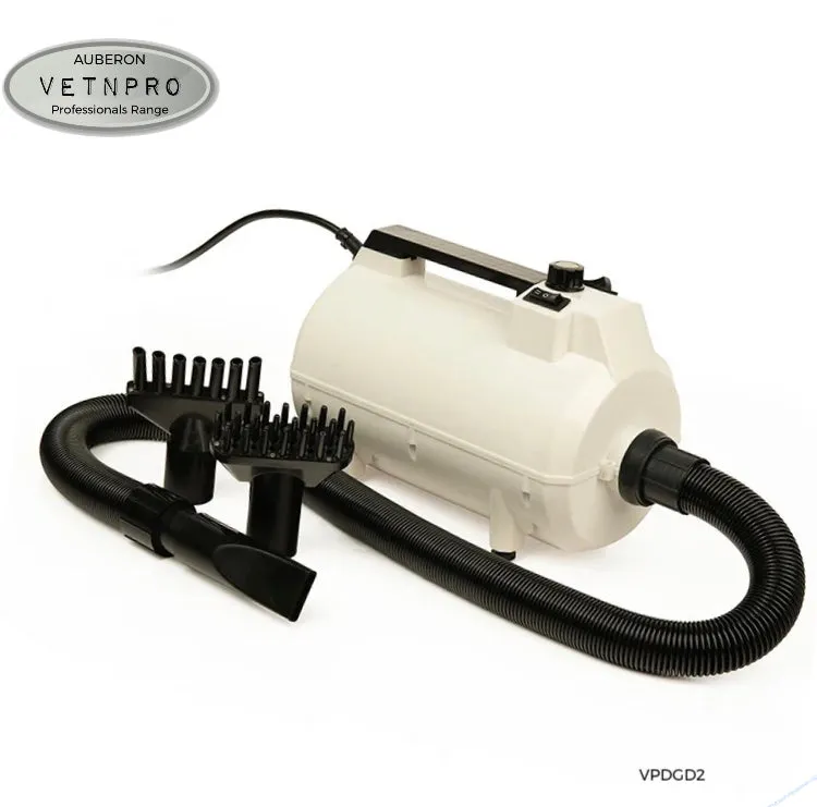 Dog Grooming Blow Dryer Pet Hair Dryer Blower 1200W 2 Speed Wind Variable plus Two step Temperature adjustable