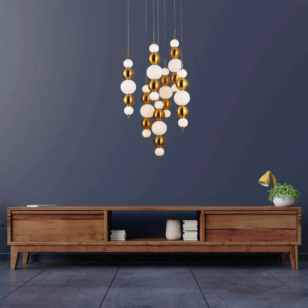 Dreamy Melody LED Light Luxe Chandelier (A1838/7)