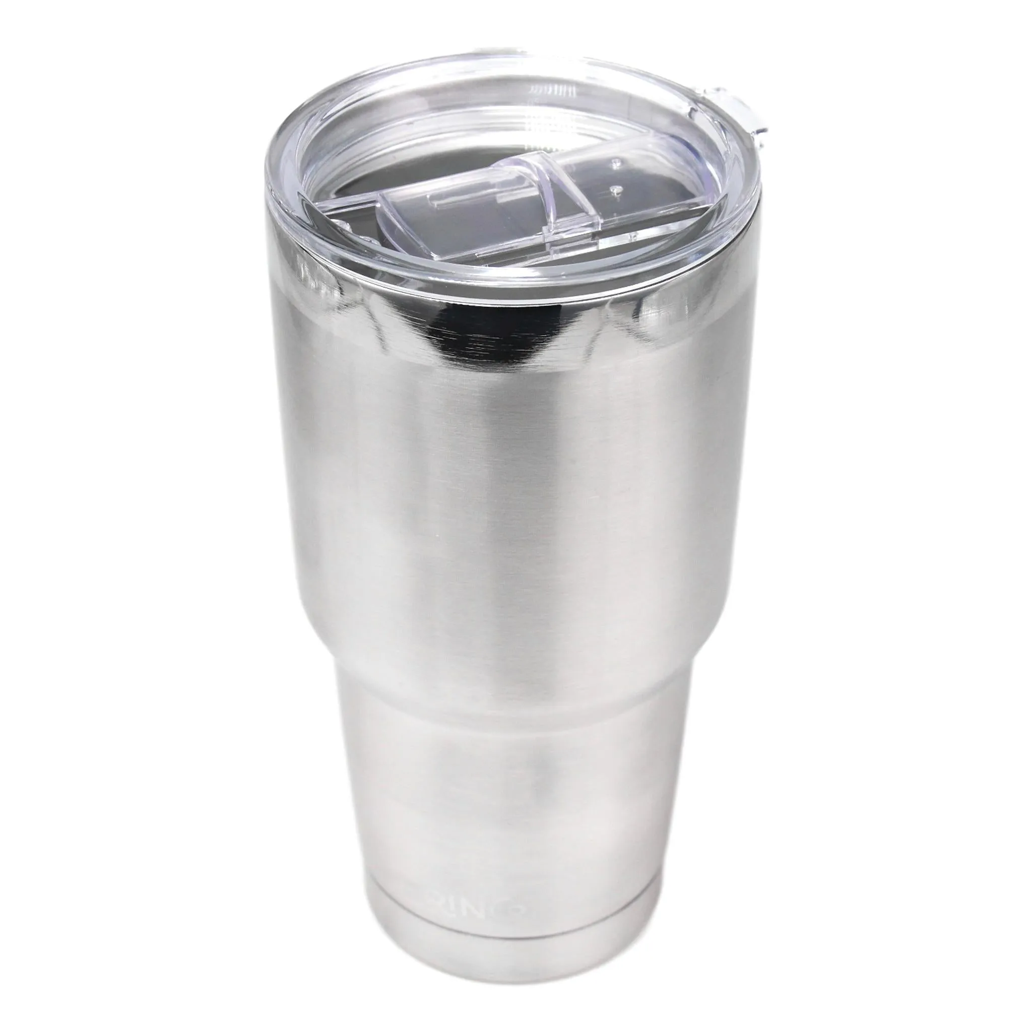 DRINCO® 30oz Insulated Tumbler Spill Proof Lid w/2 Straws - Brushed