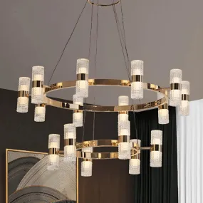 Empyrean LED Light Double Height Chandelier (P0715-16A)