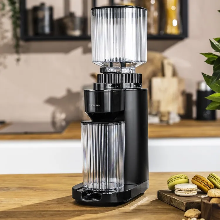 Enfinigy Electric Burr Coffee Grinder Electric - Black