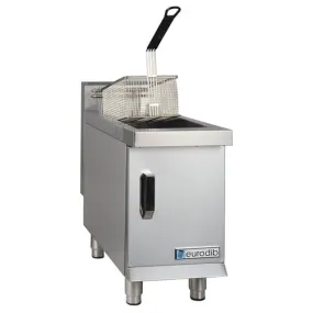 Eurodib T-CF15 Fryer with Two Burners and 15 lb Capacity for Countertop Use