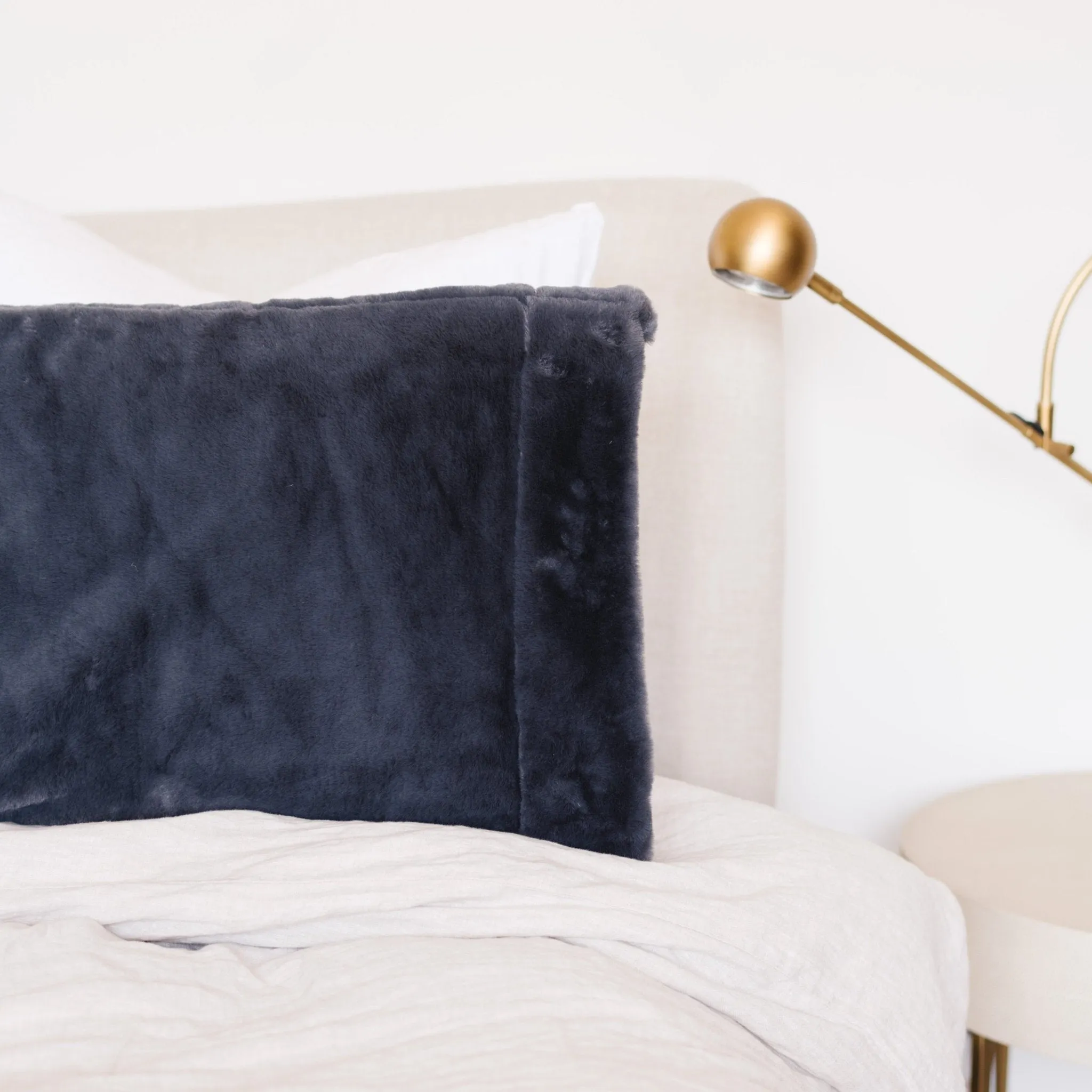 FAUX FUR KING PILLOWCASES