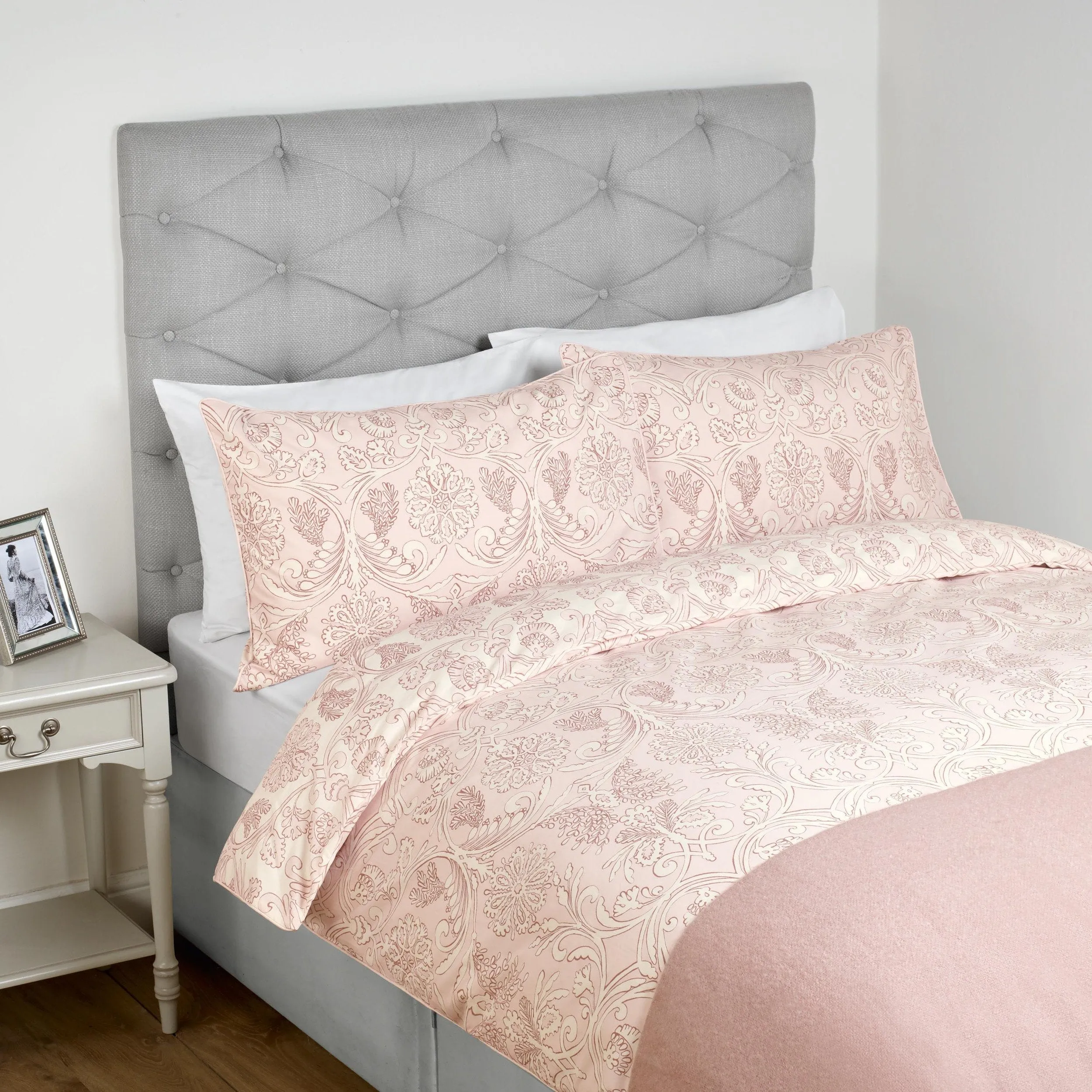 Felicity Printed Blush Bedset