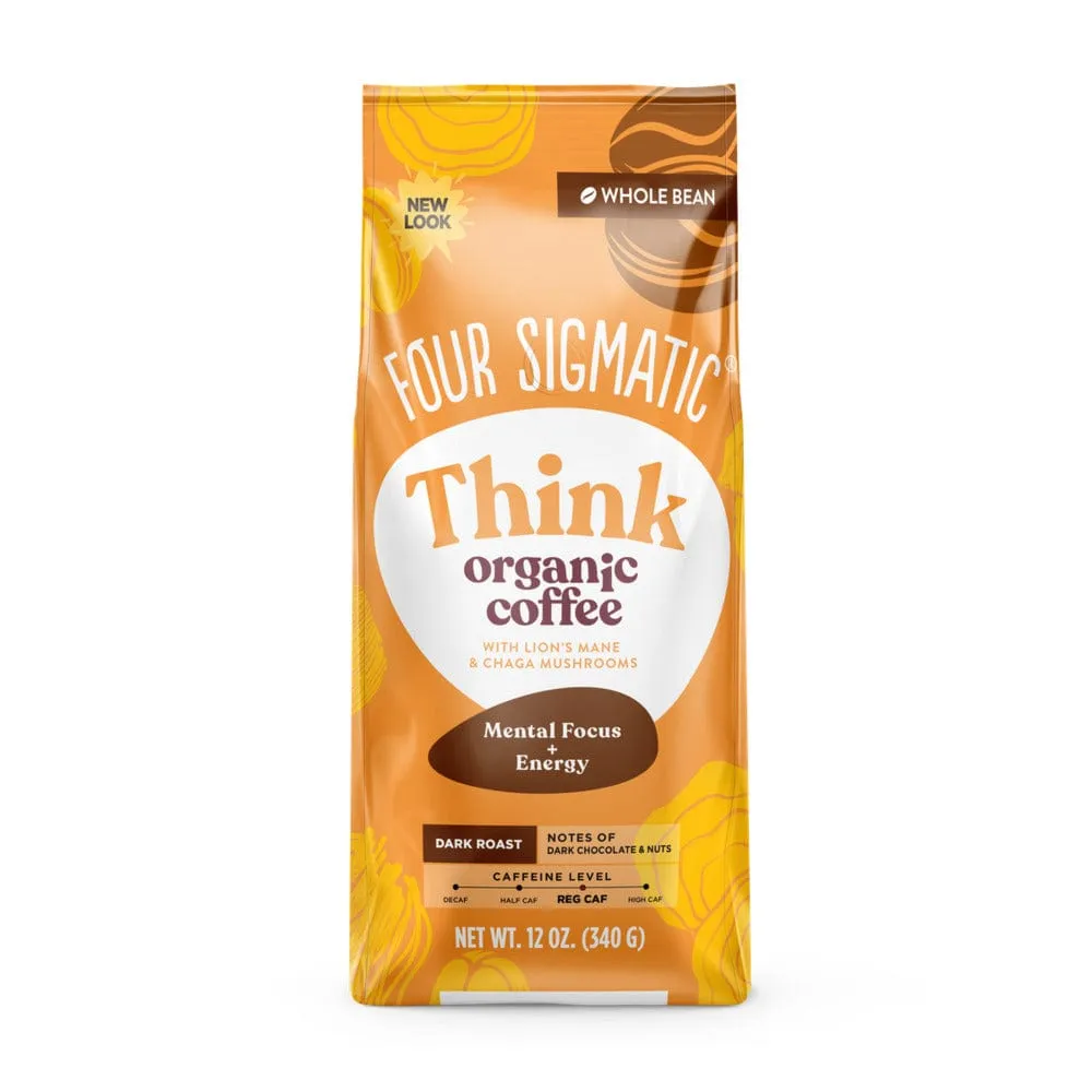 Four Sigmatic Lions mane whole been Ground Coffee  340 Gram