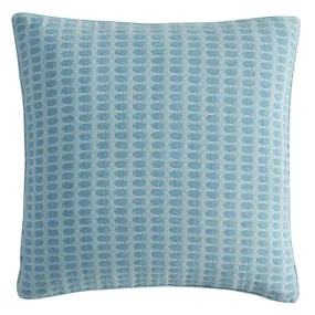 Frankie Turquoise European Pillowcase by Logan and Mason Platinum