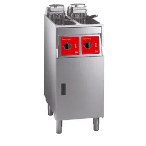 FriFri Super Easy 422 Electric Free-Standing Twin Tank Fryer without Filtration 2 Baskets 2x 7.5kW - Three Phase - HS066-3PH