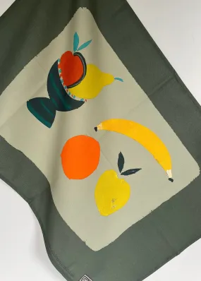 Fruit Bowl Tea Towel - Graphite