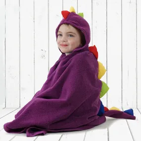 Fun Towel - Dinosaur Purple