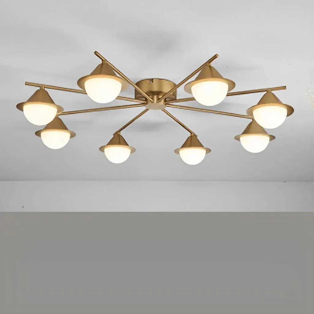 Gilded Galaxy Living Room Chandelier (C0716-8A)