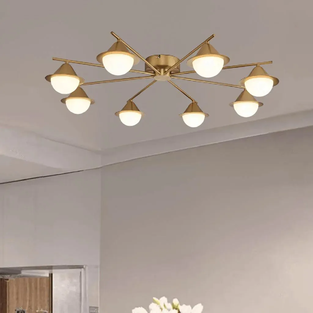 Gilded Galaxy Living Room Chandelier (C0716-8A)