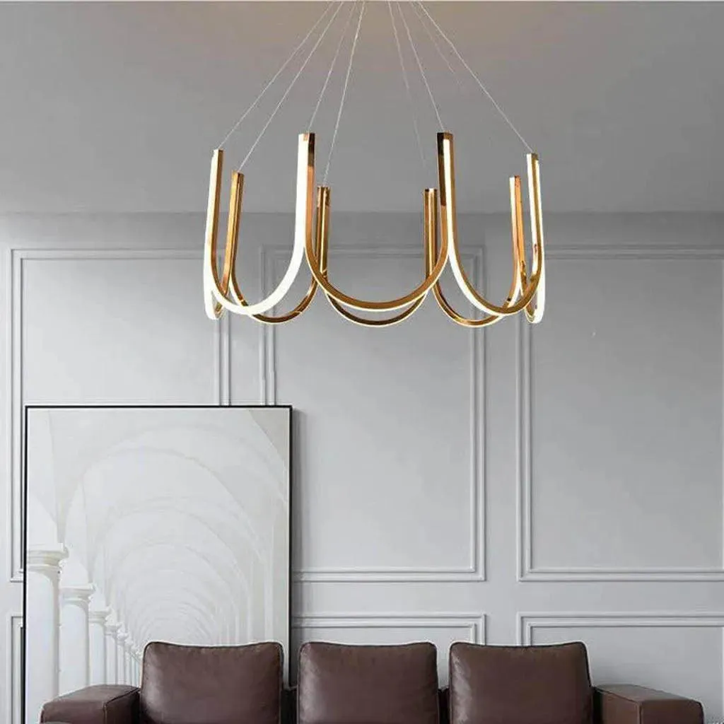 Gilded Horizon Modern Space Chandelier (8814)