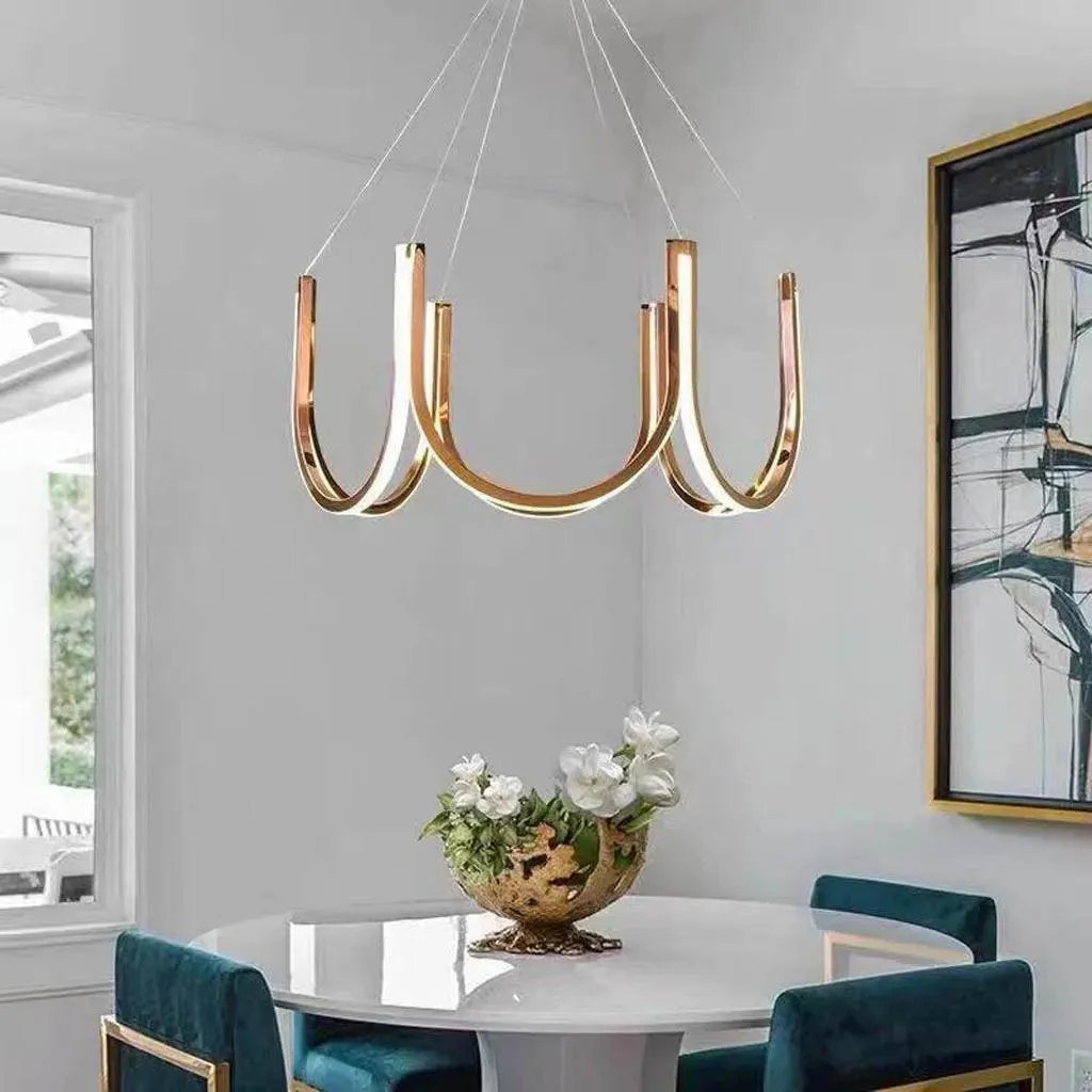 Gilded Horizon Modern Space Chandelier (8814)