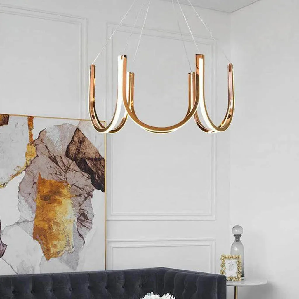 Gilded Horizon Modern Space Chandelier (8814)