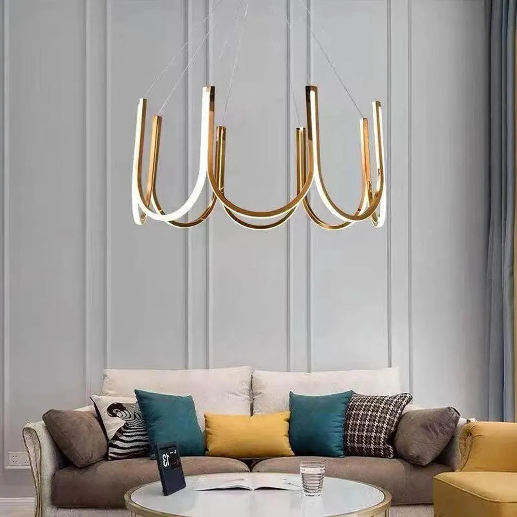 Gilded Horizon Modern Space Chandelier (8814)