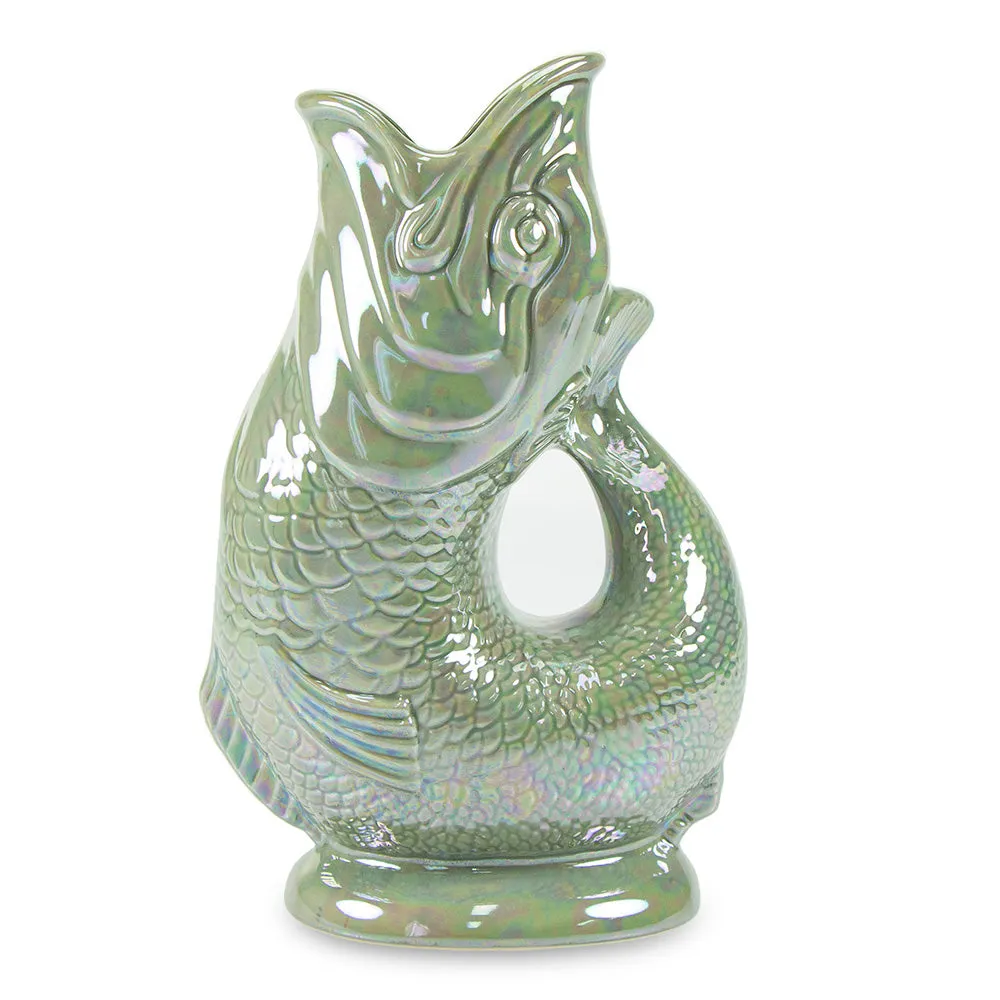 Gluggle Jug - Sage Lustre