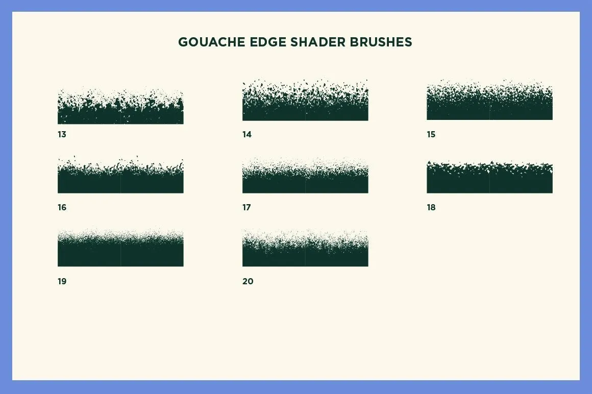 Gouache Shader Brushes for Affinity Designer