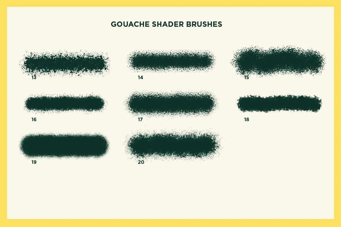 Gouache Shader Brushes for Affinity Designer