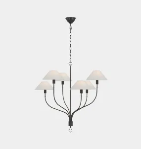 Griffin Large Staggered Tail Chandelier