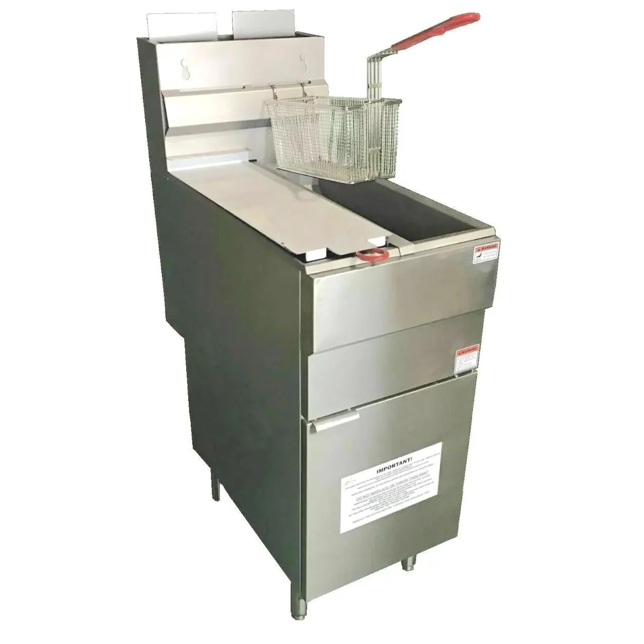 Hamoki Gas Fryer Free Standing Twin Tank with Twin Baskets 2 x 13 Litre - EGF120T