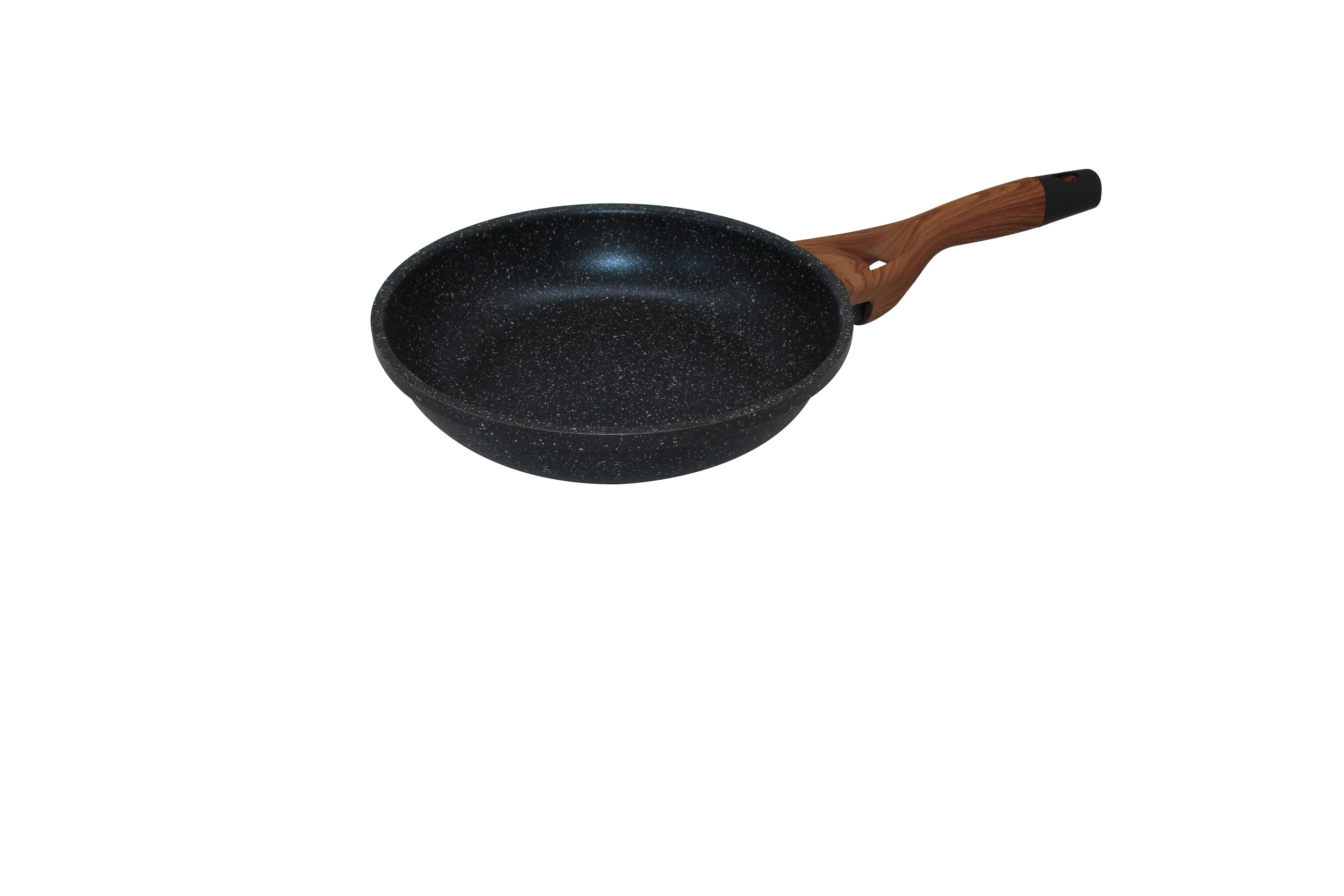 Herzberg HG-6020FP; Marble coating fry pan with soft touch handle