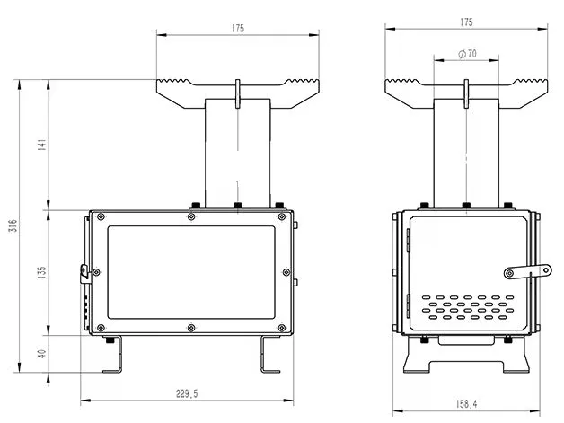 Highlander Scout Wood Stove