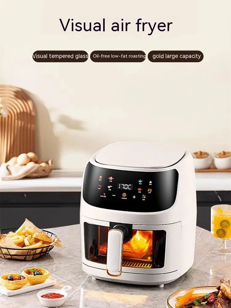 Home Intelligent Large Capacity Visual Multifunctional Air Fryer