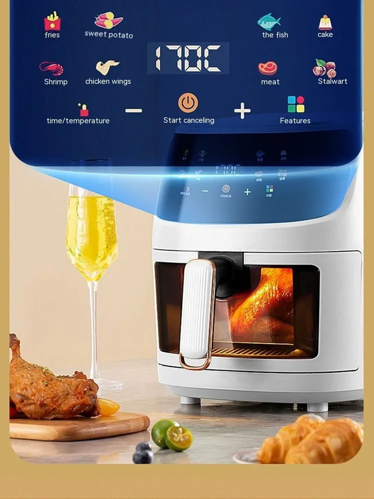 Home Intelligent Large Capacity Visual Multifunctional Air Fryer