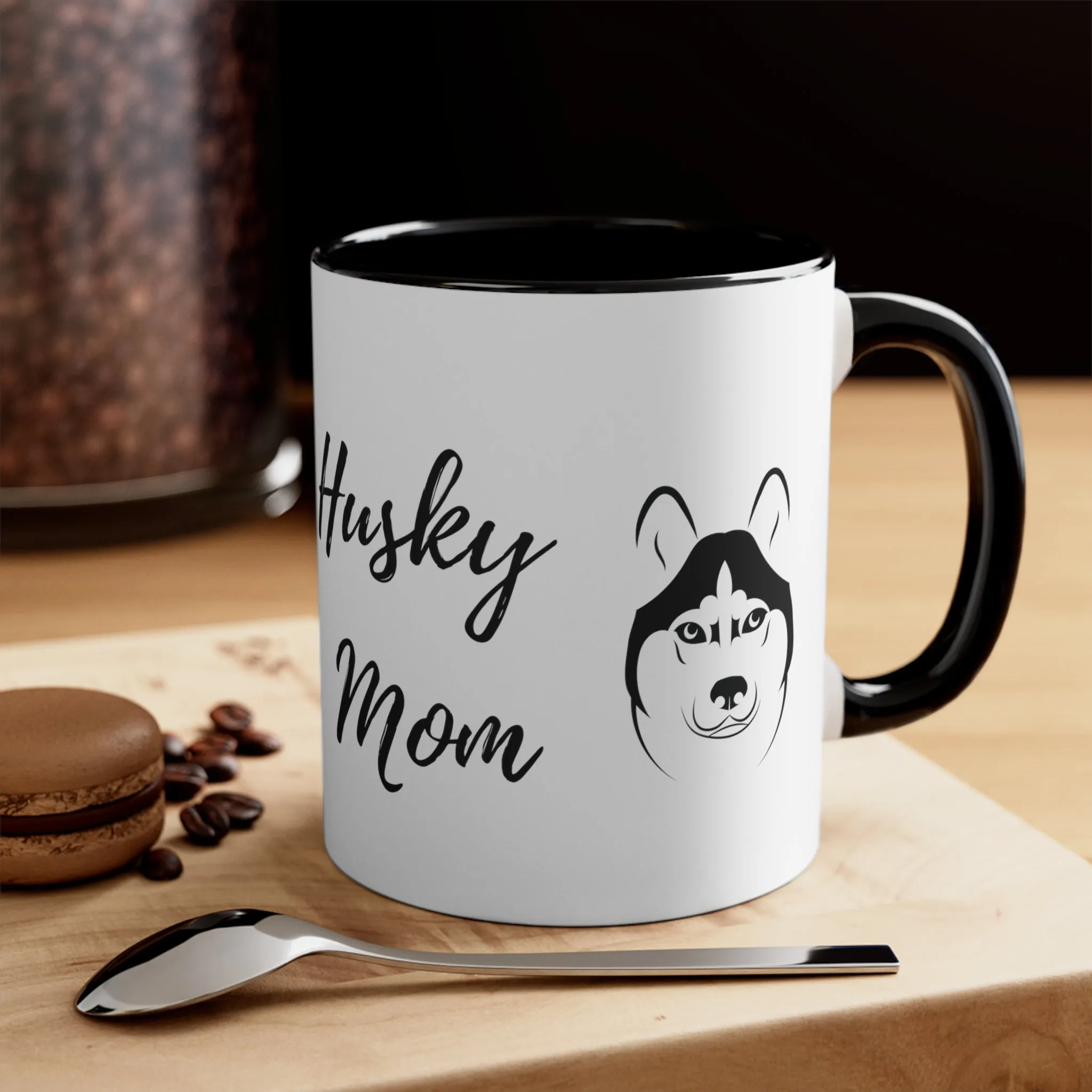 Husky Mom Custom Coffee Mug choose from Multi Colors Gifts for Dog Lover Owners, Custom Mug, Dog Lovers