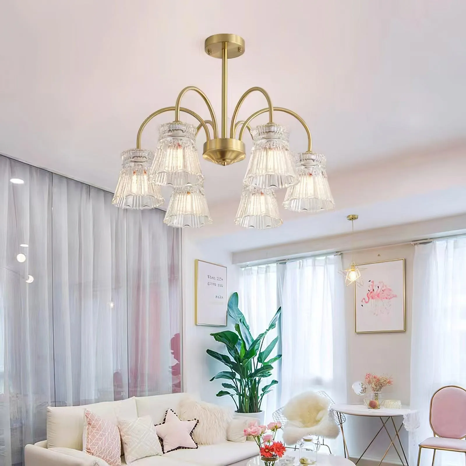 Ice Cream Crystal Chandelier