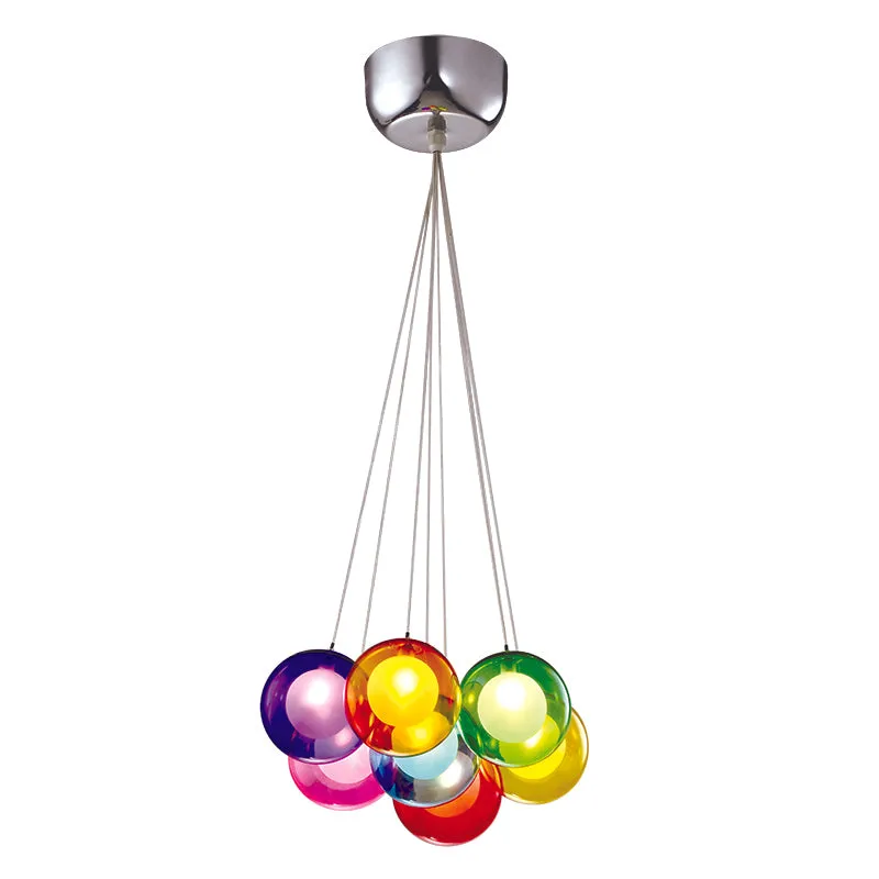 IIS Creative Bubble Colorful Glass LED Pendant Light