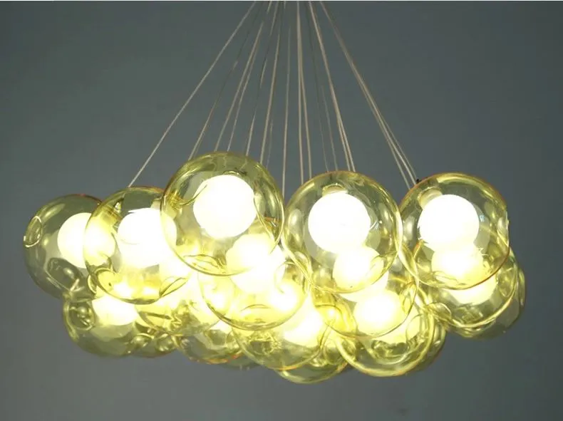 IIS Creative Bubble Colorful Glass LED Pendant Light