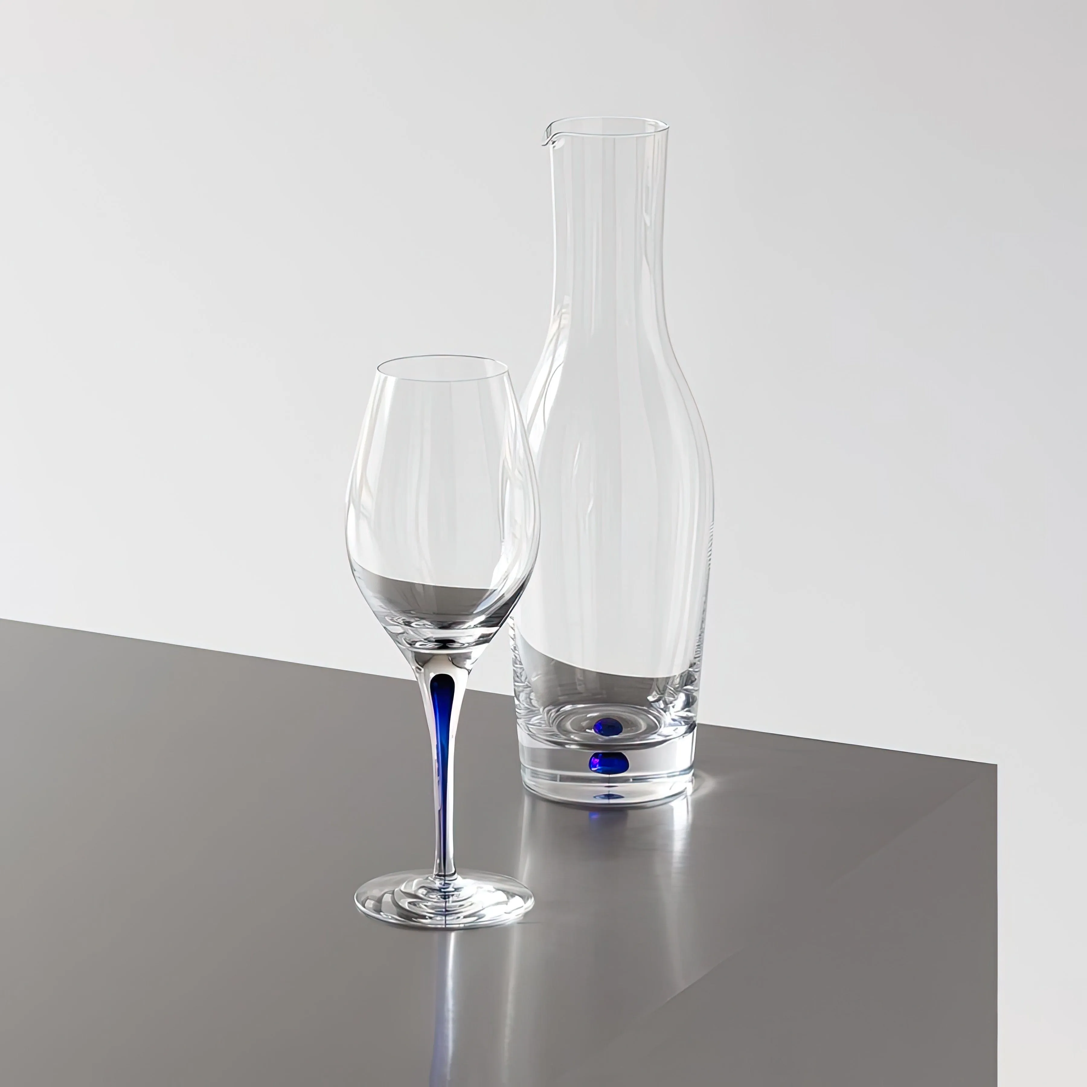 Intermezzo Blue Wine Carafe