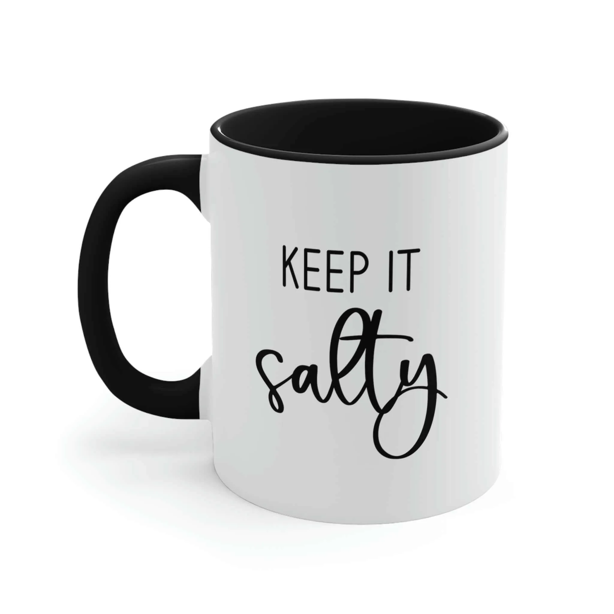 Keep It Salty Ceramic Beach Coffee Mug, 5 Colors