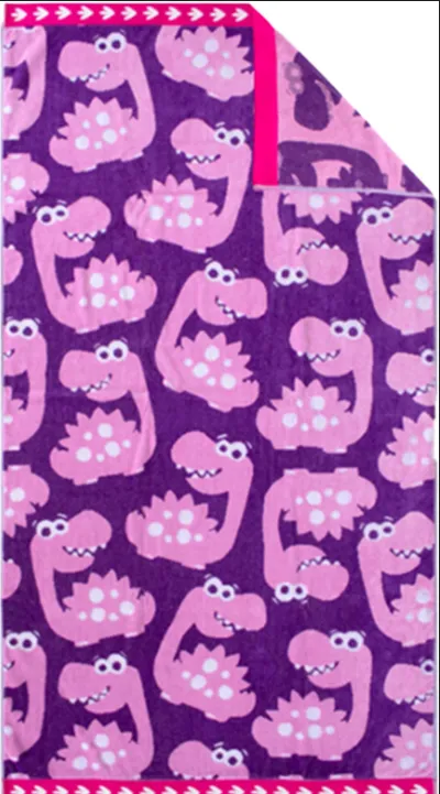 Kids 30 x 60 in. Patterned Beach Towels