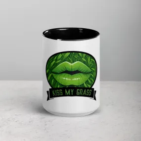 Kiss My Grass w/Lips Color Mug