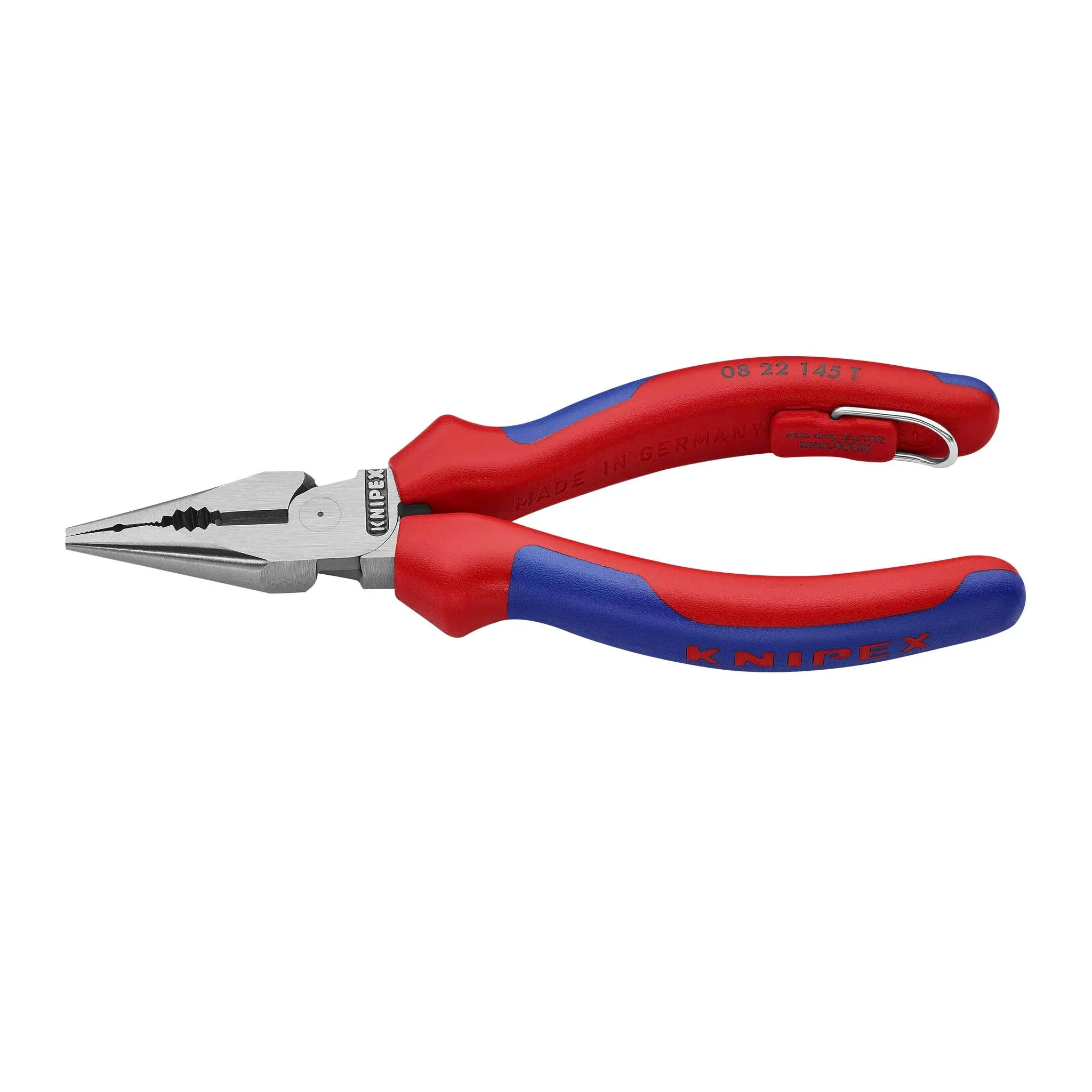 KNIPEX 08 22 145 T BKA NEEDLE NOSE COMBINATION PLIER 6"