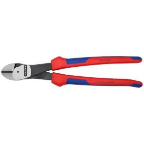 Knipex 74 22 250 10" High Leverage 12° Angled Diagonal Cutters