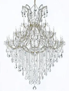 Large Foyer / Entryway Maria Theresa Empress Crystal (Tm) Chandelier Lighting H 72" W 52" - Gb104-Gold/B13/2756/36 1