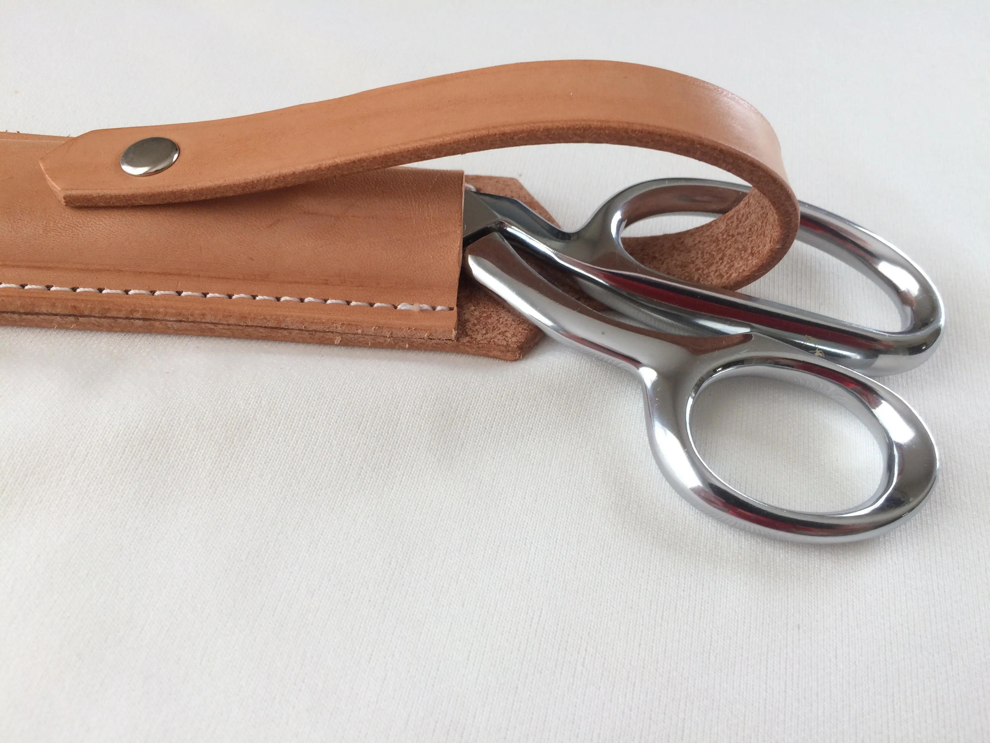 Leather Scissor Case fits Most Industrial Shears Lengths 10 in. to 12 in.