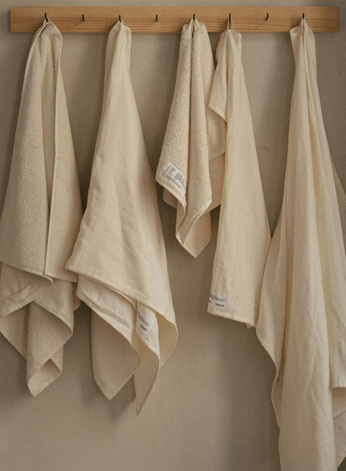 Light Towel, Bone White, Bath Towel - Frama