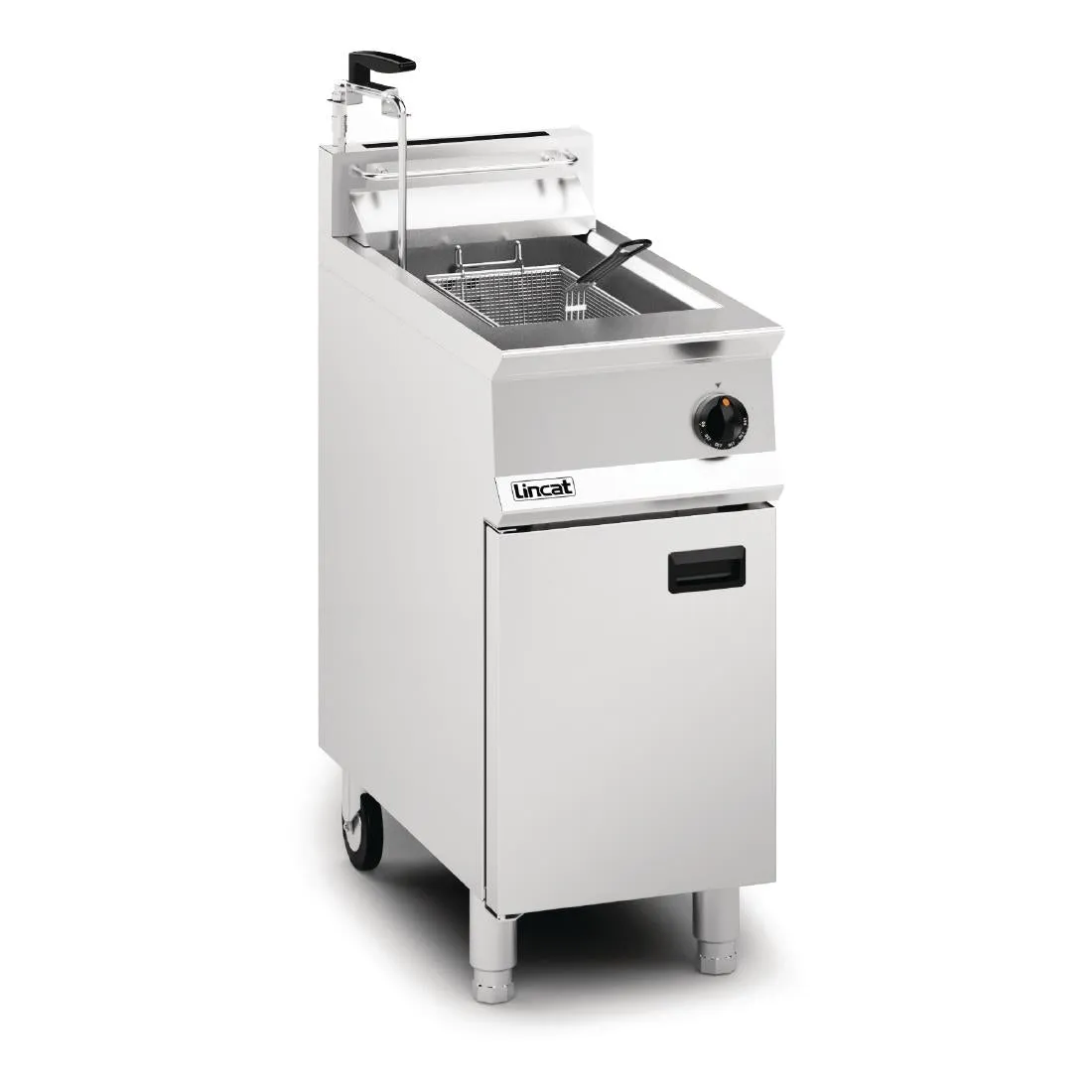 Lincat Opus 800 Single Tank Single Basket Free Standing Propane Gas Filtration Fryer OG8106/OP