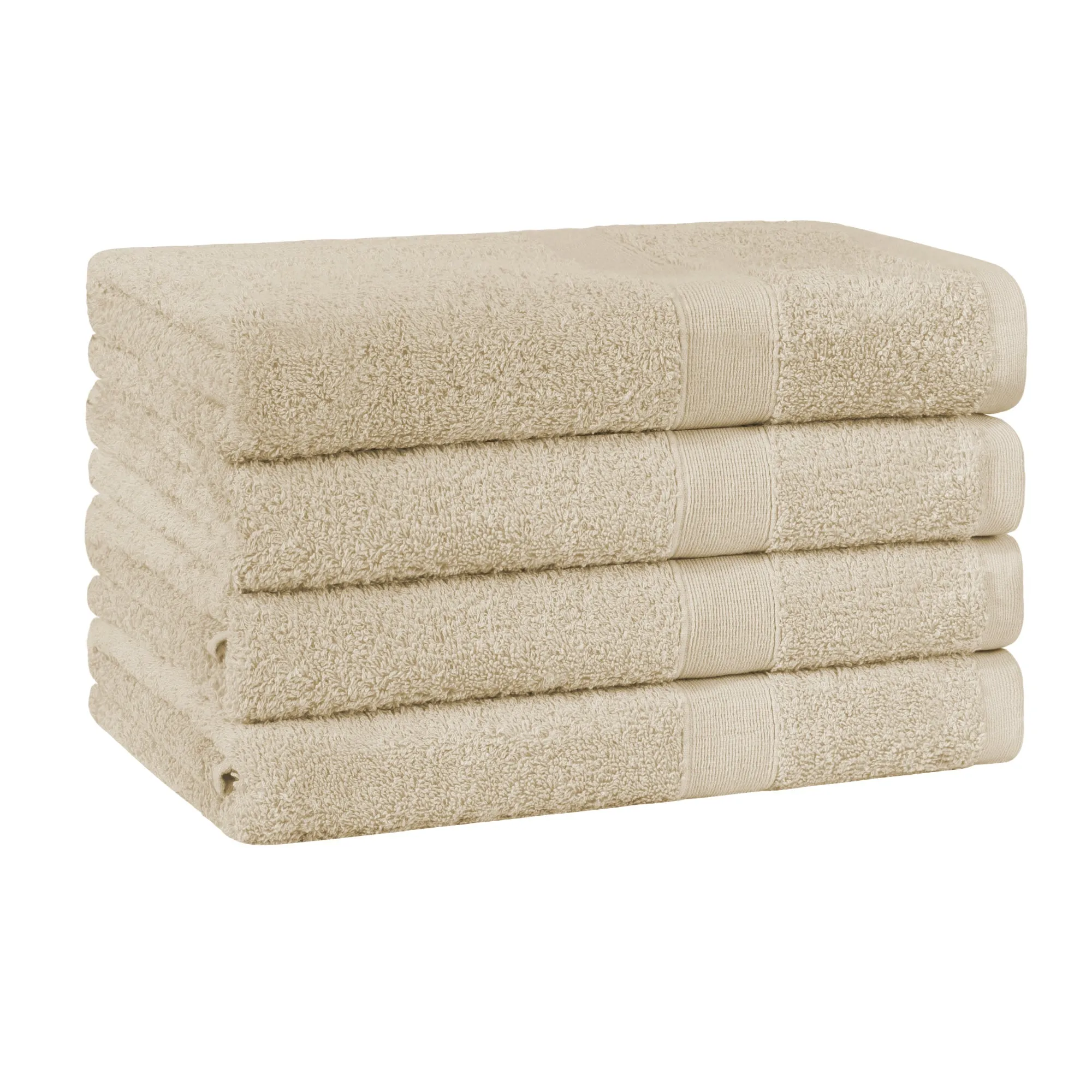 Linenova Cotton Bath Towel 4 Piece Pack