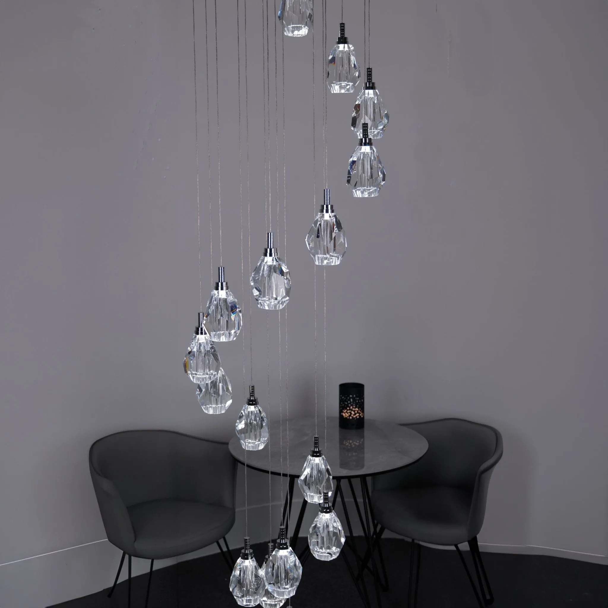 Luxe Crystal Chandelier