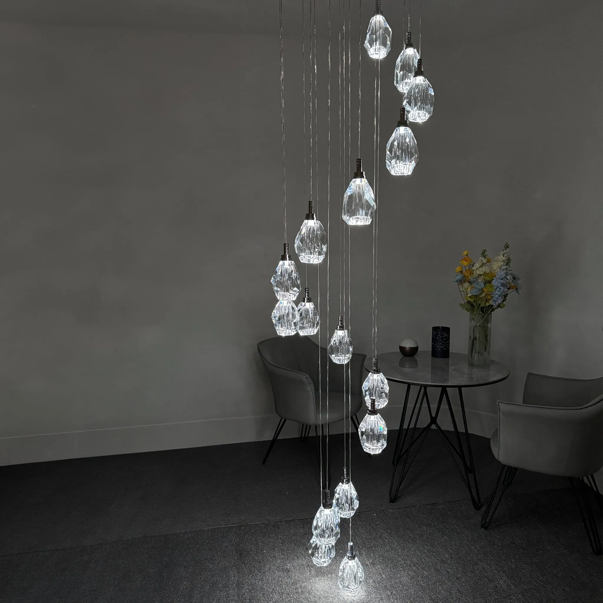 Luxe Crystal Chandelier