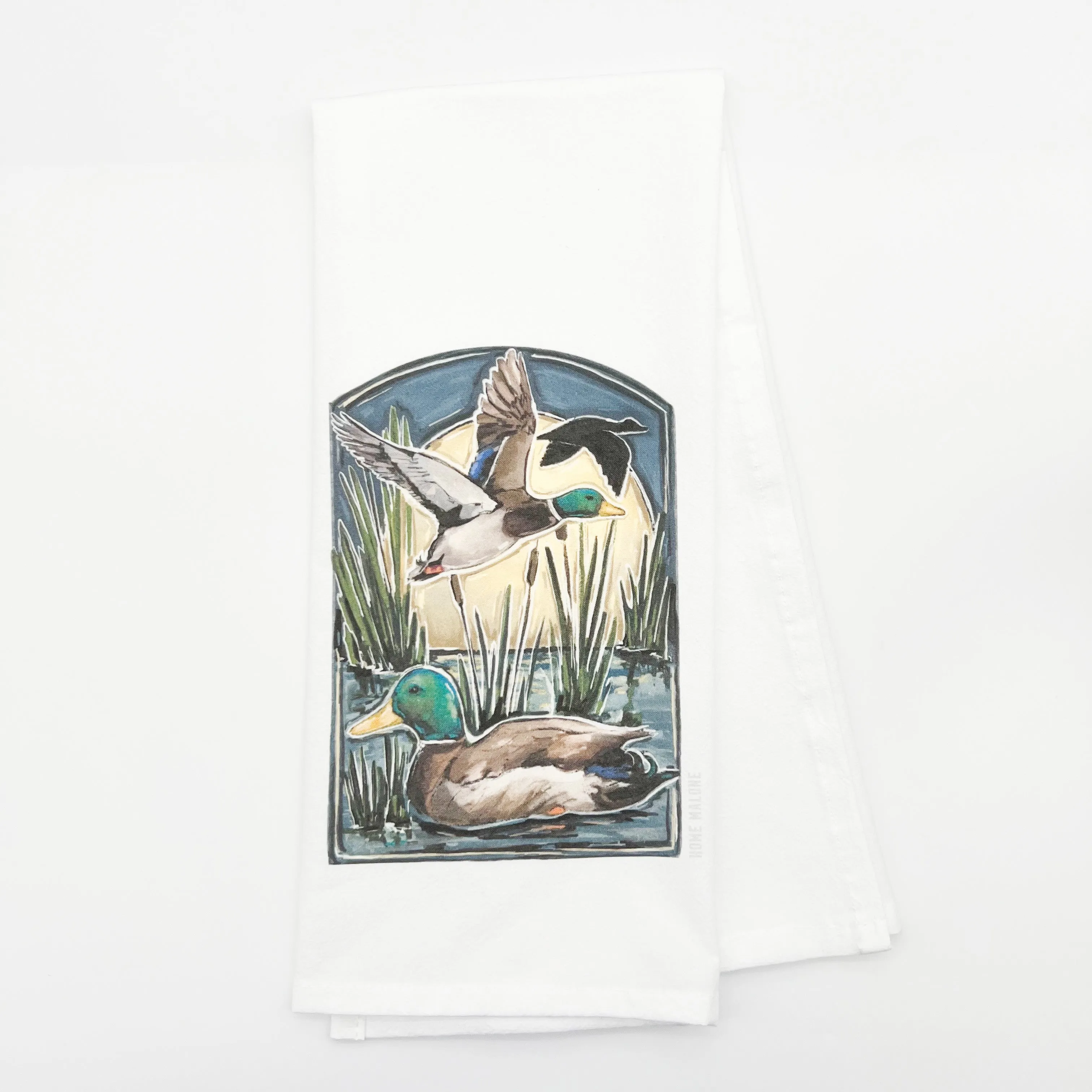 Mallard Ducks Tea Towel